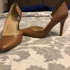 3” heels from Target,  Merona classic brown